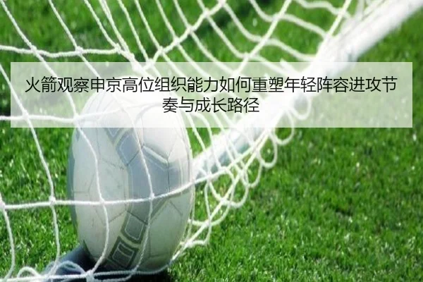 火箭观察申京高位组织能力如何重塑年轻阵容进攻节奏与成长路径